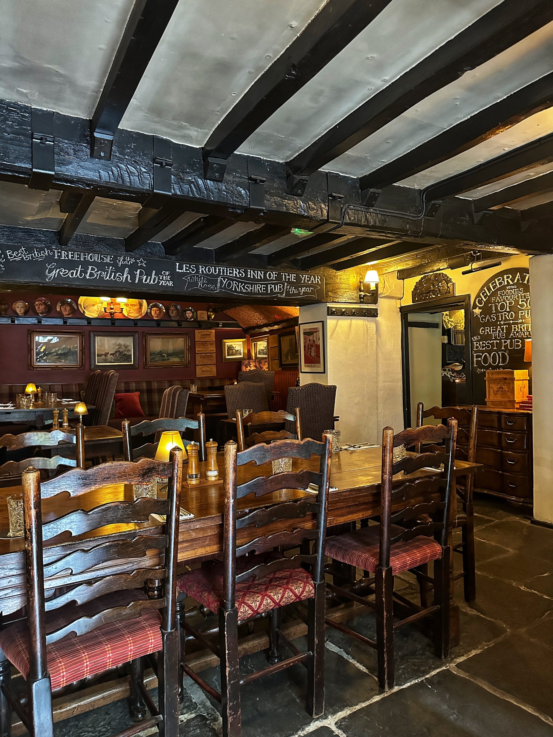 Inside the Shibden Mill Inn in Halifax
