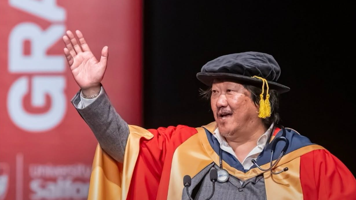Manchester actor Benedict Wong given honorary degree by Salford Uni