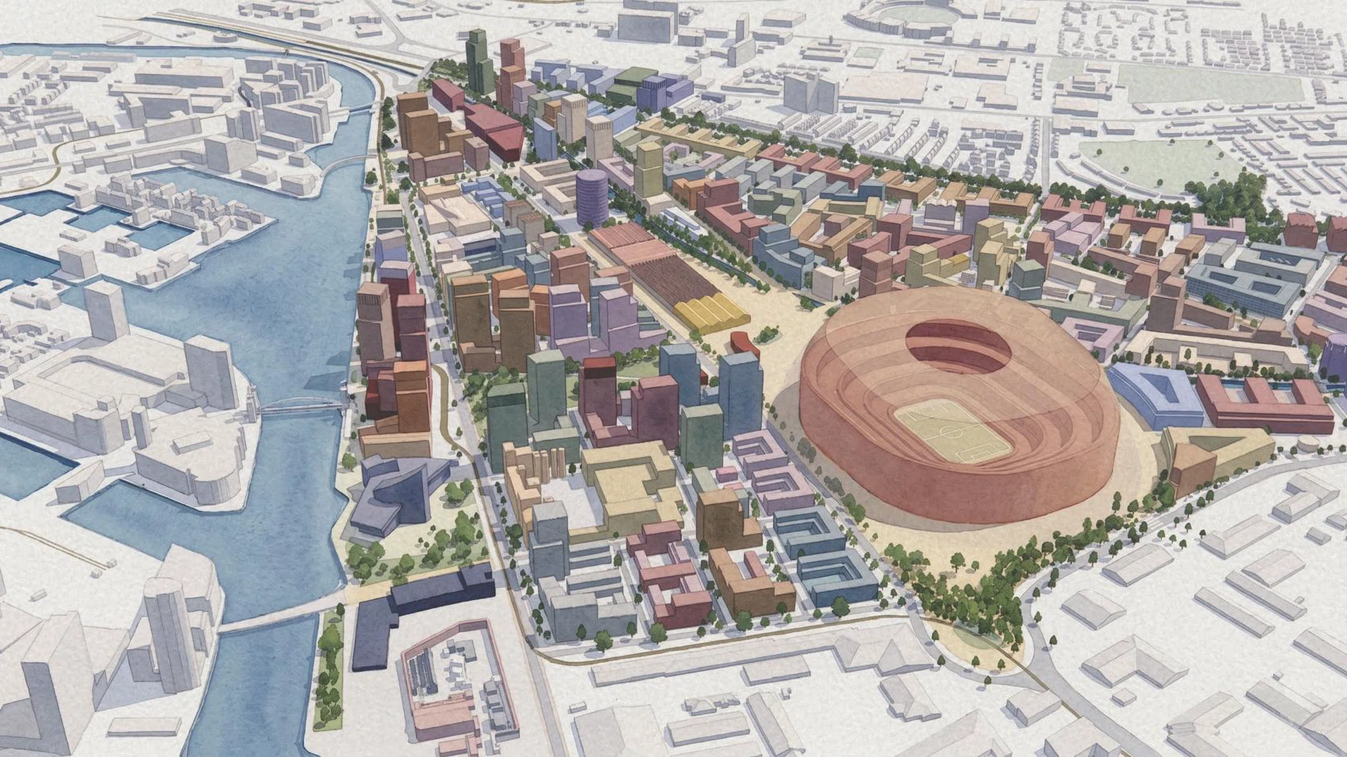New Man United stadium location Old Trafford confirmed