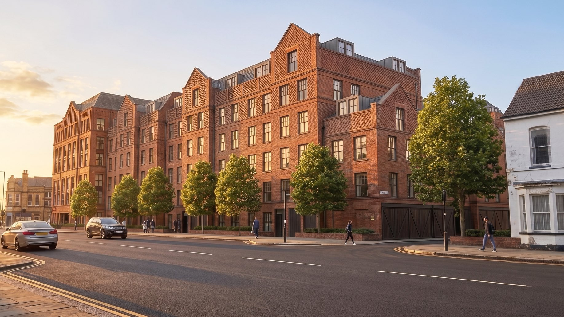 new residential area St Christophers House A6 Stockport