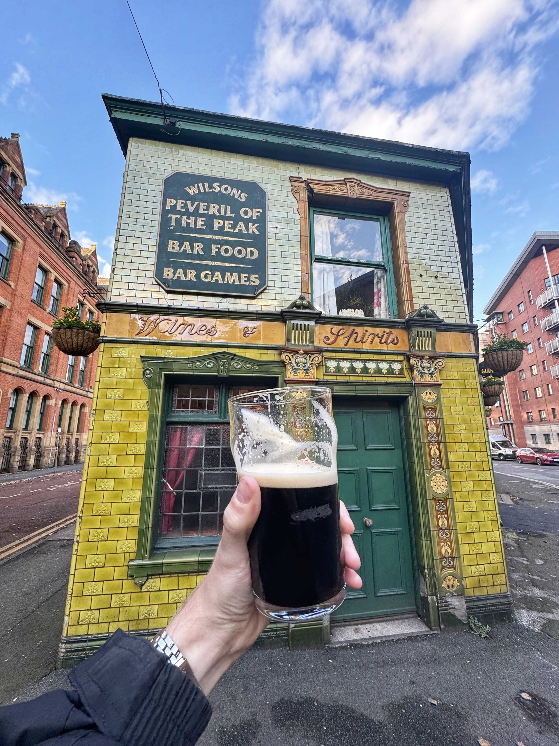 The Peveril of the Peak pub in Manchester