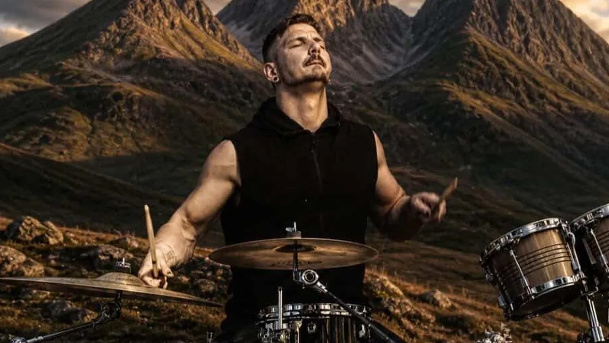 The Manchester Drummer Three Peaks challenge with drum kit