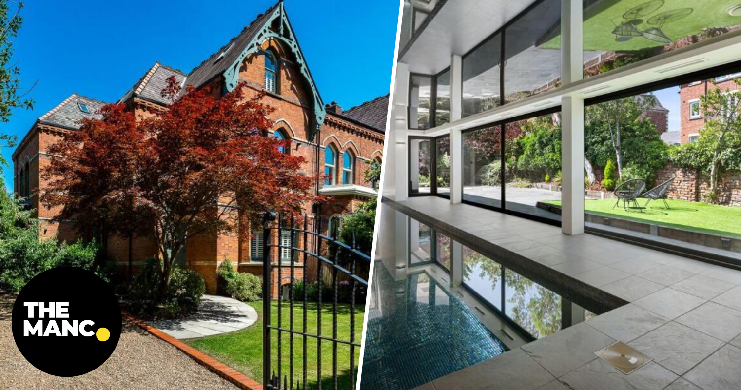 The unassuming £2.5m Chorlton semi packed with period features AND a ‘spectacular' indoor swimming pool