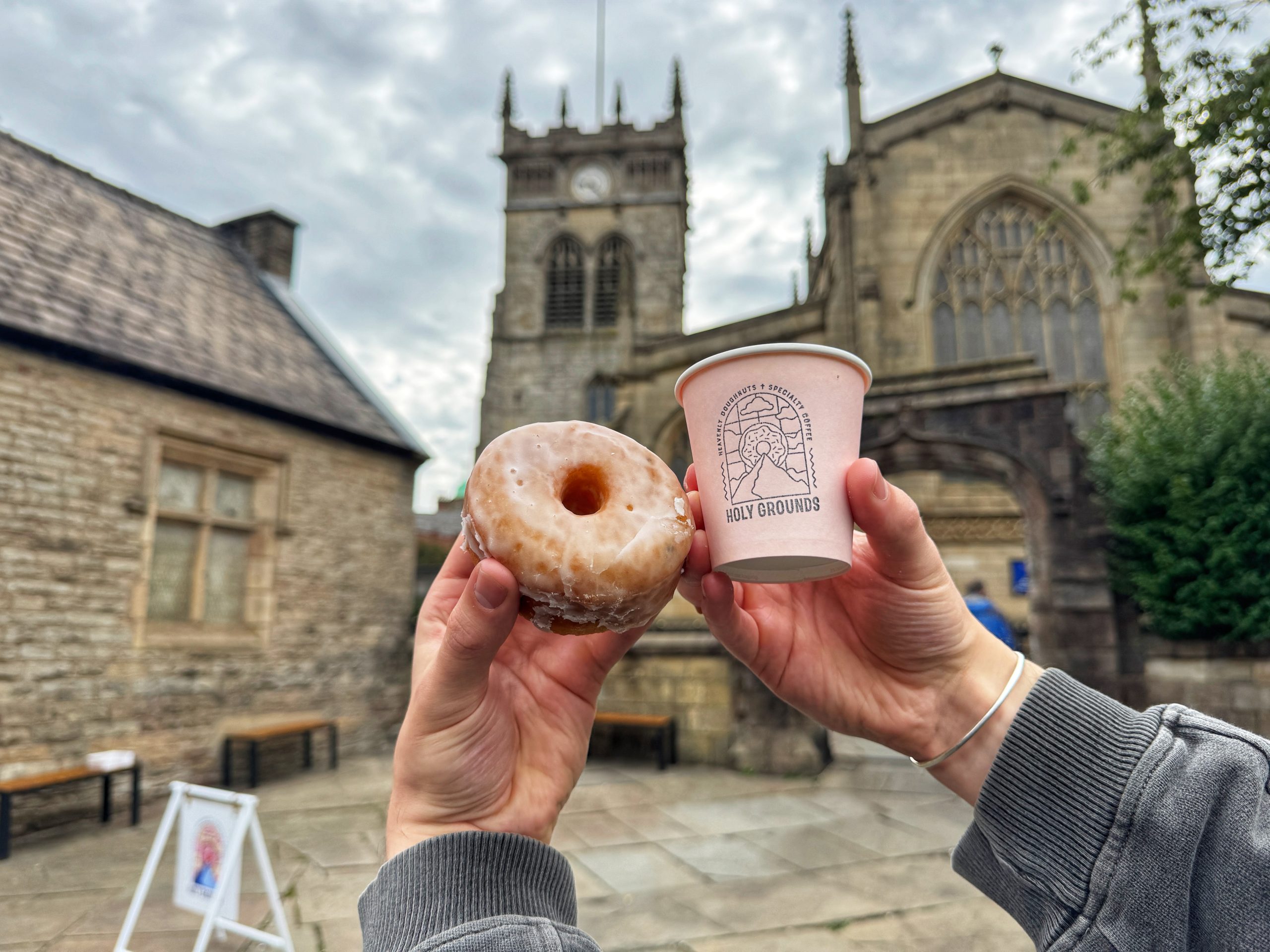 Holy Grounds - the amazing new doughnut shop that's opened in a churchyard in Wigan