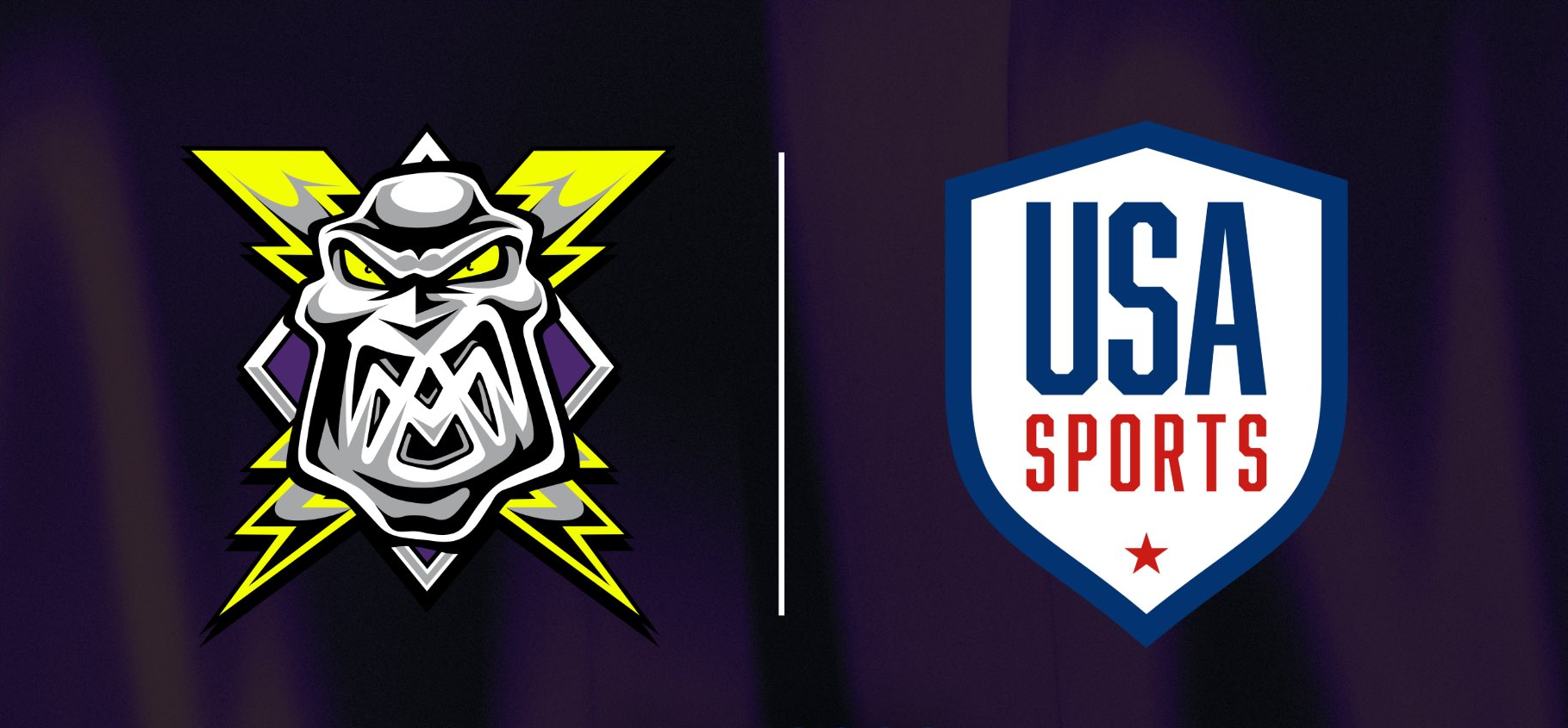 Manchester Storm USAsports NHL merch pop-up stand