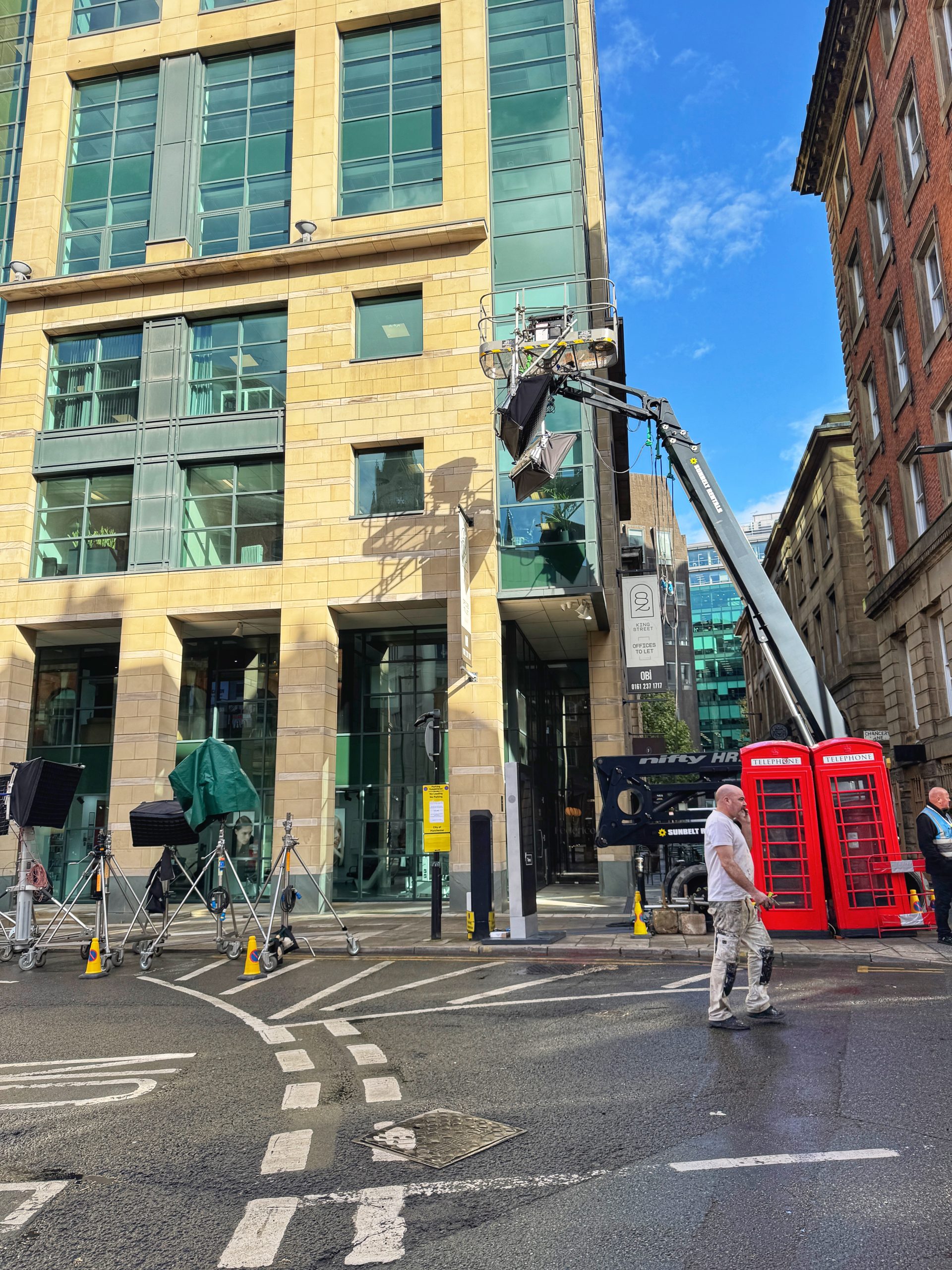 Manchester streets transformed into London as huge film set descends on town
