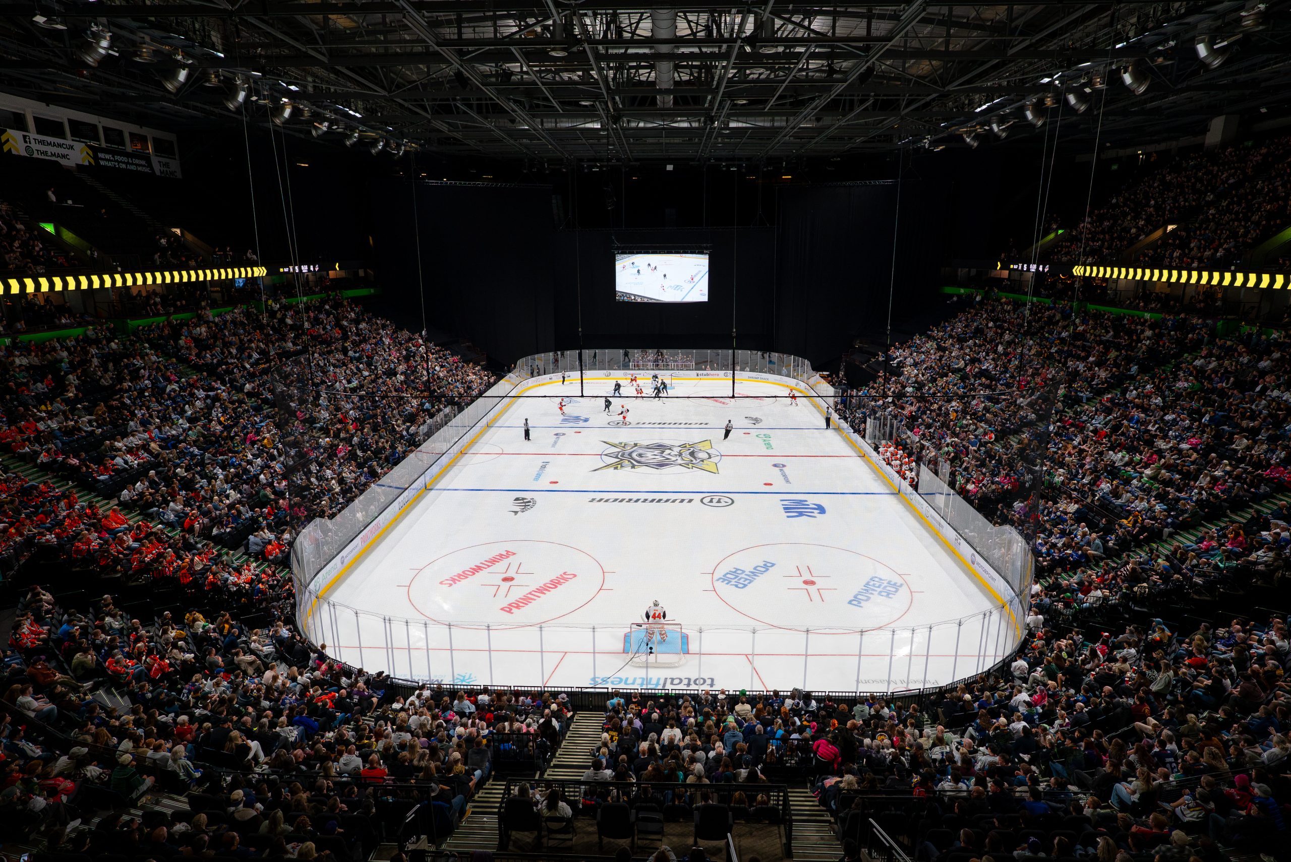 Manchester Storm's return to the AO Arena. Credit: Supplied
