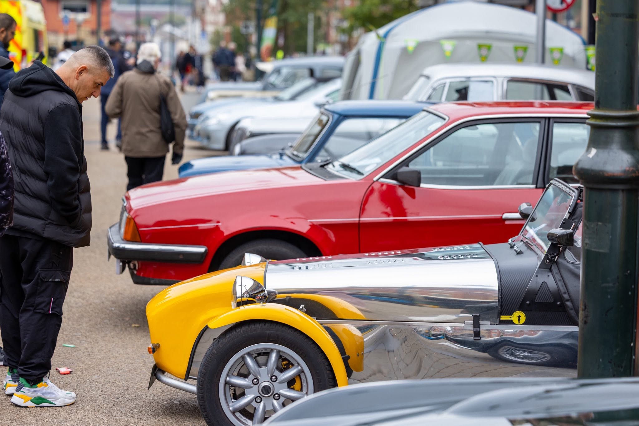 A day of vintage cars and retro entertainment will take over a Greater Manchester town this month