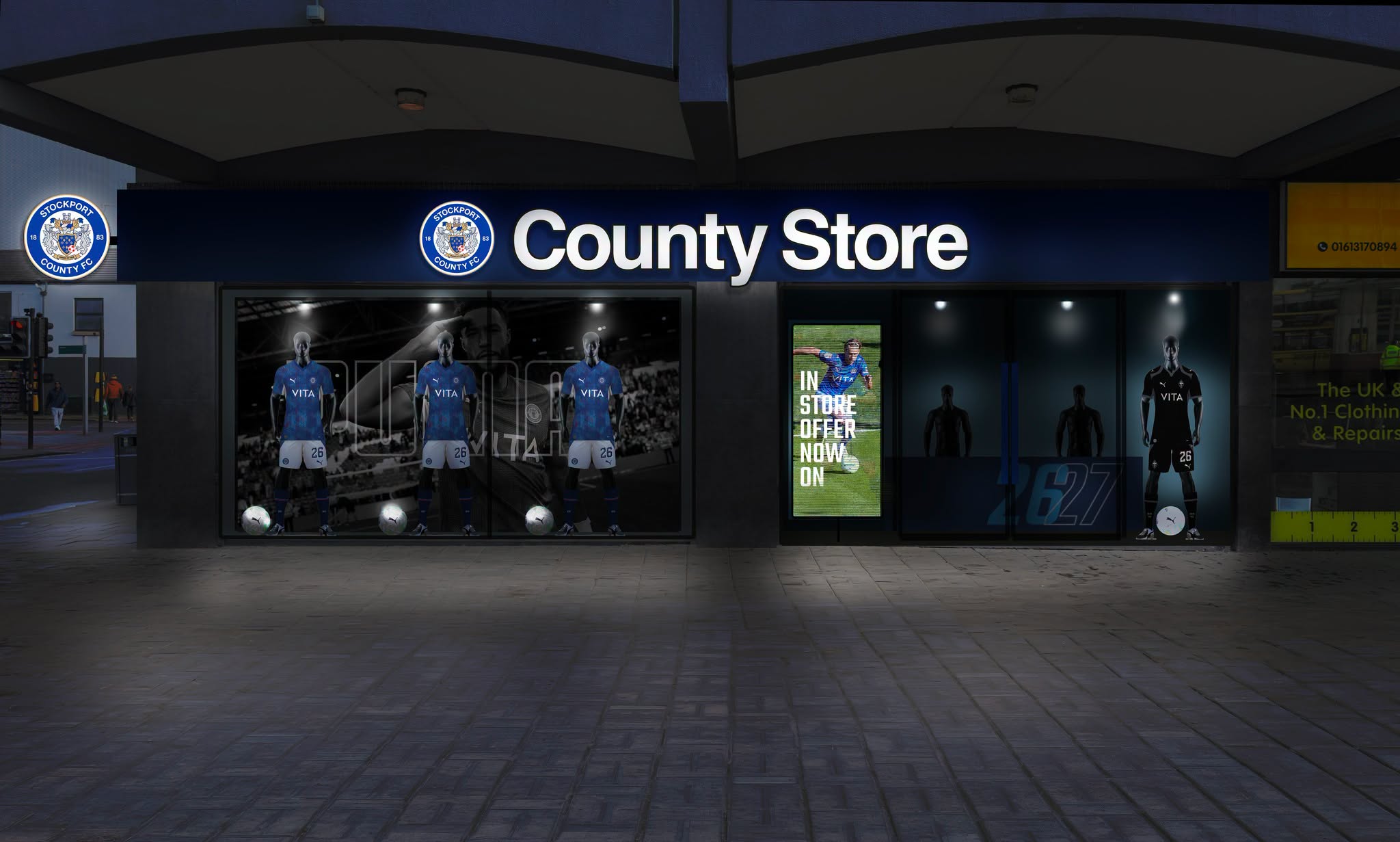 Stockport County to open new store