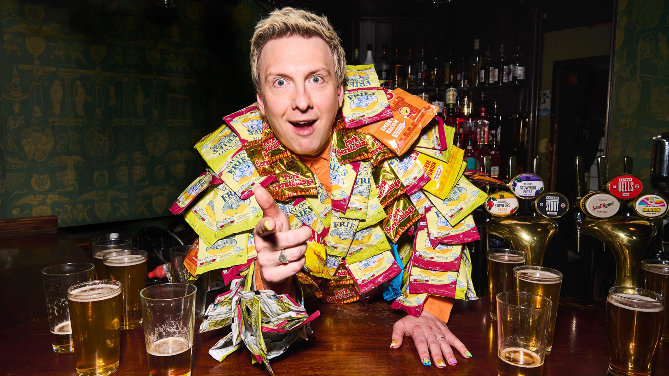 Joe Lycett is putting cash behind the bar at two Manchester pubs